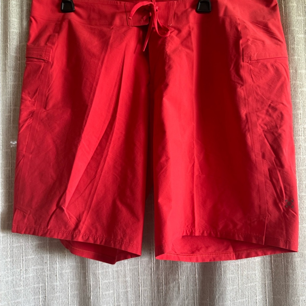 lululemon athletica Men's Bright Red Swim Board Shorts